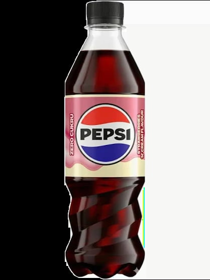 Truskawkowa Pepsi Zero Cream Soda 0.5L